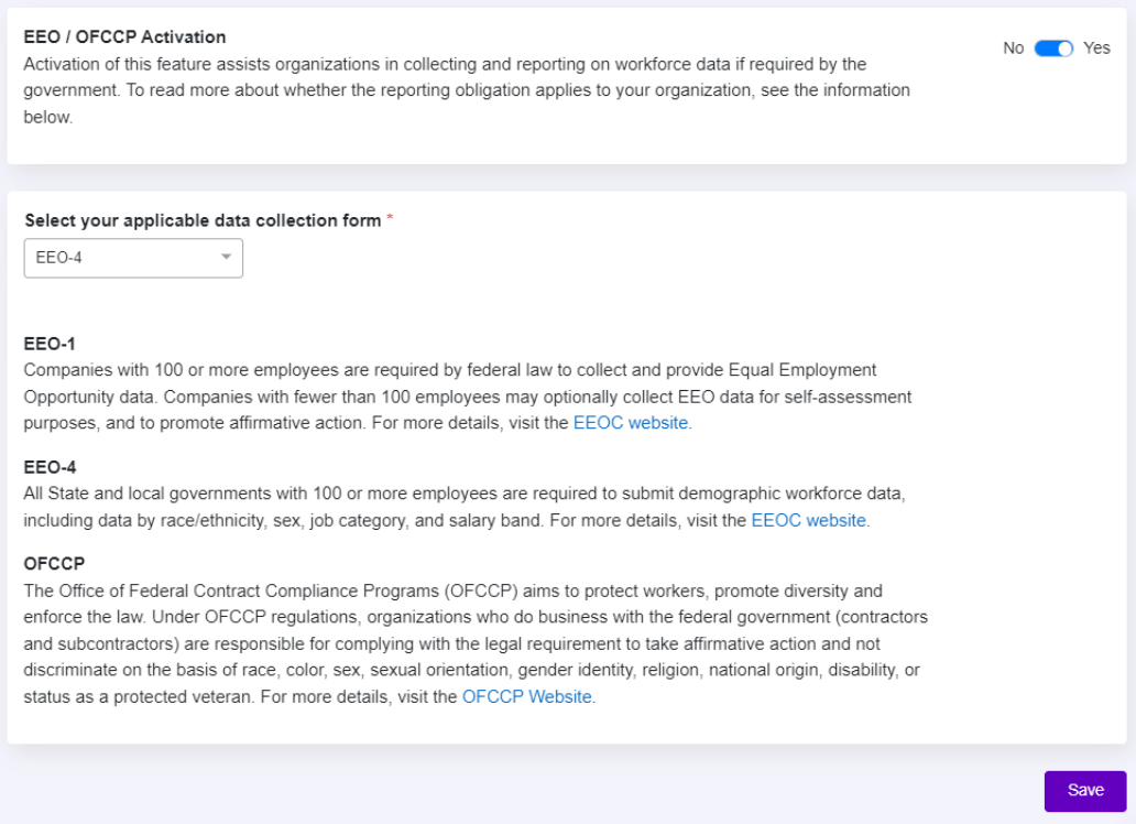 EEO4 Form for Workforce Data Collection KeldairHR